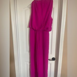 hot pink romper worn once